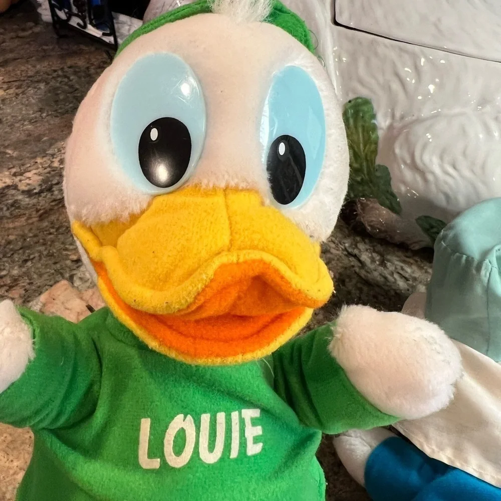 Vintage Disney Huey Dewey and Louie Donald Ducks Stuffed Plush Toys Animals 3